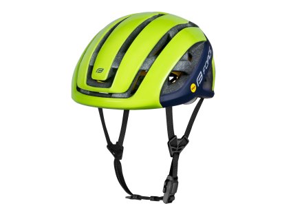 přilba FORCE NEO MIPS, fluo-modrá (velikost S-M)