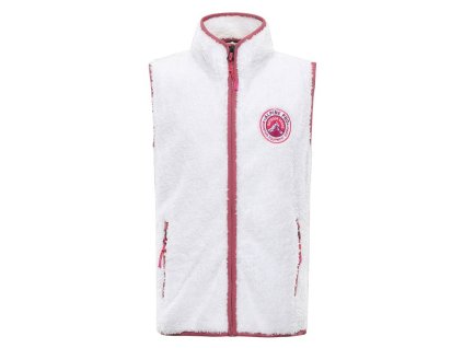 vesta dětská ALPINE PRO OKARO bílá (Varianta 140/146)