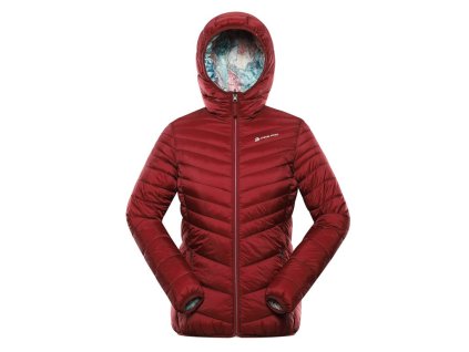 bunda dámská ALPINE PRO EROMA oboustranná červená (Varianta L)