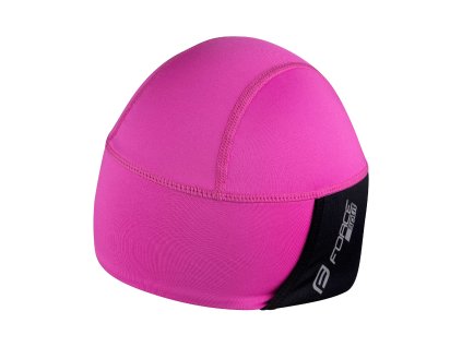 čepice pod přilbu FORCE SPLIT zateplená, růžová (velikost L-XL)