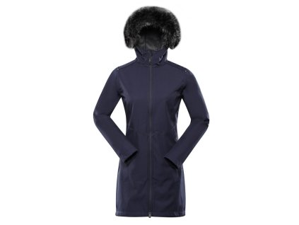 kabát dámský ALPINE PRO IBORA softshellový modrý (Varianta M)