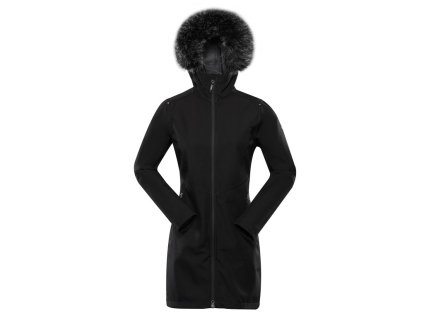 kabát dámský ALPINE PRO IBORA softshellový černý (Varianta L)