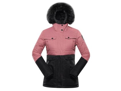 bunda dámská ALPINE PRO EGYPA s membránou PTX růžová (Varianta S)