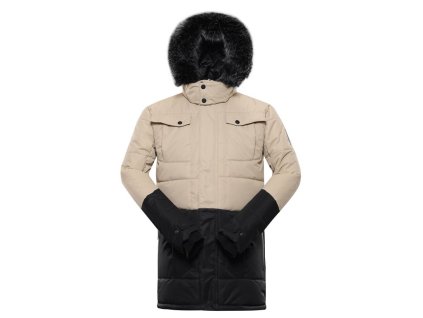 bunda pánská ALPINE PRO EGYP s membránou PTX hnědá (Varianta L)