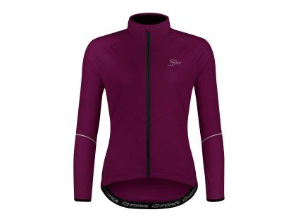 bunda FORCE ARROW LADY softshell, fialová (velikost XS)