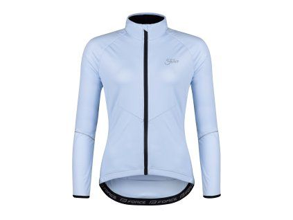 bunda FORCE ARROW LADY softshell, sv. modrá (velikost XS)
