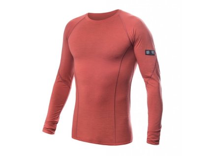 triko dlouhé pánské SENSOR MERINO ACTIVE terracotta (Varianta L)