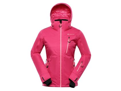 bunda dámská ALPINE PRO REAMA s membránou PTX růžová (Varianta XS)