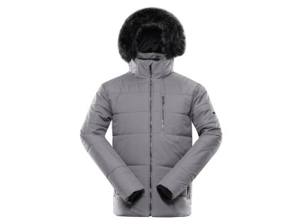 bunda pánská ALPINE PRO LODER s membránou PTX šedá (Varianta L)