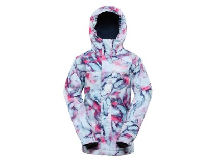 bunda dětská lyžařská ALPINE PRO EDERO s membránou PTX modrá (Varianta 104/110)