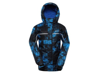 bunda dětská lyžařská ALPINE PRO EDERO s membránou PTX modrá (Varianta 104/110)