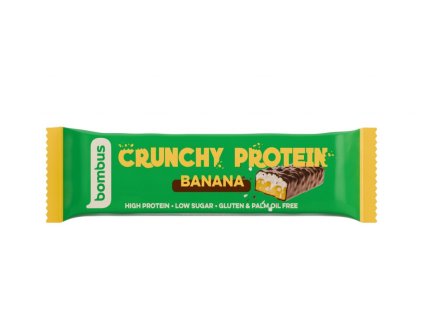 tyčinka Bombus Crunchy Protein 50g banán