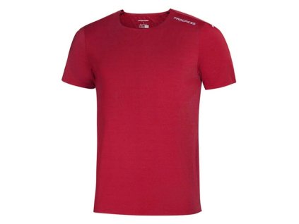 triko krátké pánské Progress TECHNIC červený melír (Varianta L)