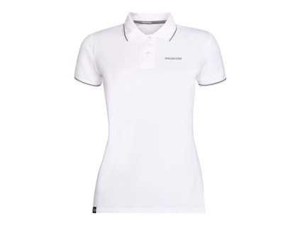 triko krátké dámské polo Progress CASA bílé (Varianta L)