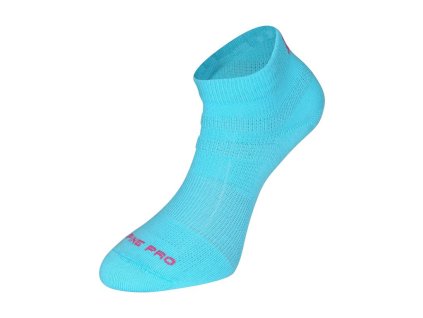 ponožky ALPINE PRO COOLE kotníkové tyrkysové (Varianta L)