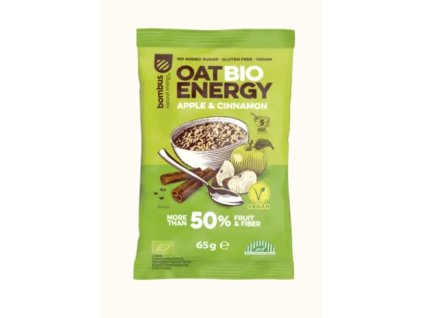 kaše ovesná Bombus Bio 65g jablko+skořice