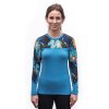 triko dlouhé dámské SENSOR MERINO IMPRESS modrá/universe (Varianta L)