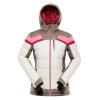 bunda dámská ALPINE PRO FERERA péřová s membránou PTX béžová (Varianta L)