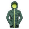 bunda dětská ALPINE PRO EZORO softshellová s membránou zelená (Varianta 104-110)