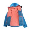 bunda dámská ALPINE PRO ESPRITA softshellová s membránou modrá (Varianta M)