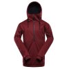 bunda pánská ALPINE PRO JARG softshellová s membránou PTX červená (Varianta L)