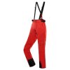 kalhoty pánské dlouhé ALPINE PRO EDES s membránou PTX červené (Varianta XL)