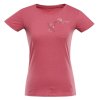 triko dámské krátké ALPINE PRO BOLENA 2 růžové (Varianta L)