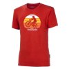 triko krátké pánské Progress BARBAR BIKER s bambusem červené (Varianta L)