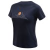 triko krátké dámské SENSOR MERINO BLEND MOON modré (Varianta XL)