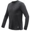triko dlouhé pánské SENSOR MERINO AIR traveller černé (Varianta L)