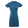šaty dámské ALPINE PRO EDELA 2 s COOL DRY modré (Varianta L)