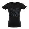 triko dámské krátké ALPINE PRO NEGA 2 s COOL DRY černé (Varianta XS)