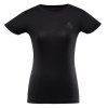 triko dámské krátké ALPINE PRO BASIKA s COOL DRY černé (Varianta L)