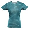 triko dámské krátké ALPINE PRO QUATRA s COOL DRY zelené (Varianta L)
