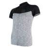dres krátký dámský SENSOR CYKLO MOTION zip šedo/černý (Varianta L)
