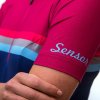 dres krátký dámský SENSOR CYKLO TOUR lilla stripes (Varianta L)