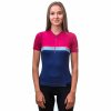 dres krátký dámský SENSOR CYKLO TOUR lilla stripes (Varianta L)