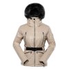 bunda dámská ALPINE PRO DAMA s membránou PTX béžová (Varianta XL)