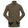 mikina pánská ALPINE PRO SIUS 2 fleecová zemitá (Varianta 5XL)