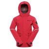 bunda dětská ALPINE PRO ZARRO s PTX růžová (Varianta 140-146)