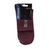ponožky FORCE COLOUR krátké, vínové (velikost S-M)