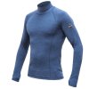 rolák dlouhý pánský SENSOR MERINO BOLD modrý (Varianta M)
