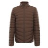bunda pánská ALPINE PRO RETER péřová hnědá (Varianta L)