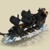 Černá pirátská loď v láhvi MOULD KING 10065S – Model Ship