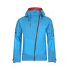 Direct Alpine pánská hardshellová bunda GUIDE mango/ocean (Barva ocean/navy, Velikost S)