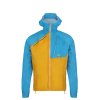 Direct Alpine pánská nepromokavá hardshellová  bunda CYCLONE mango/ocean (Barva black/navy, Velikost S)