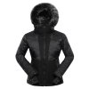 bunda dámská ALPINE PRO NADDRA lyžařská s membránou PTX SNOW černá (Varianta L)