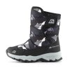 boty dětské ALPINE PRO IREMO zimní s impregnací černé (Varianta 28)