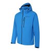 bunda pánská ALPINE PRO HOOR softshellová s DWR modrá (Varianta S)
