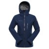bunda dámská ALPINE PRO ZARRA 2 s membránou PTX modrá (Varianta L)